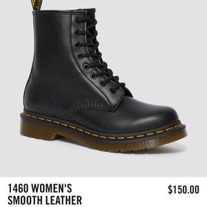 Dr. Marten Smooth Leather Boots- Size 6